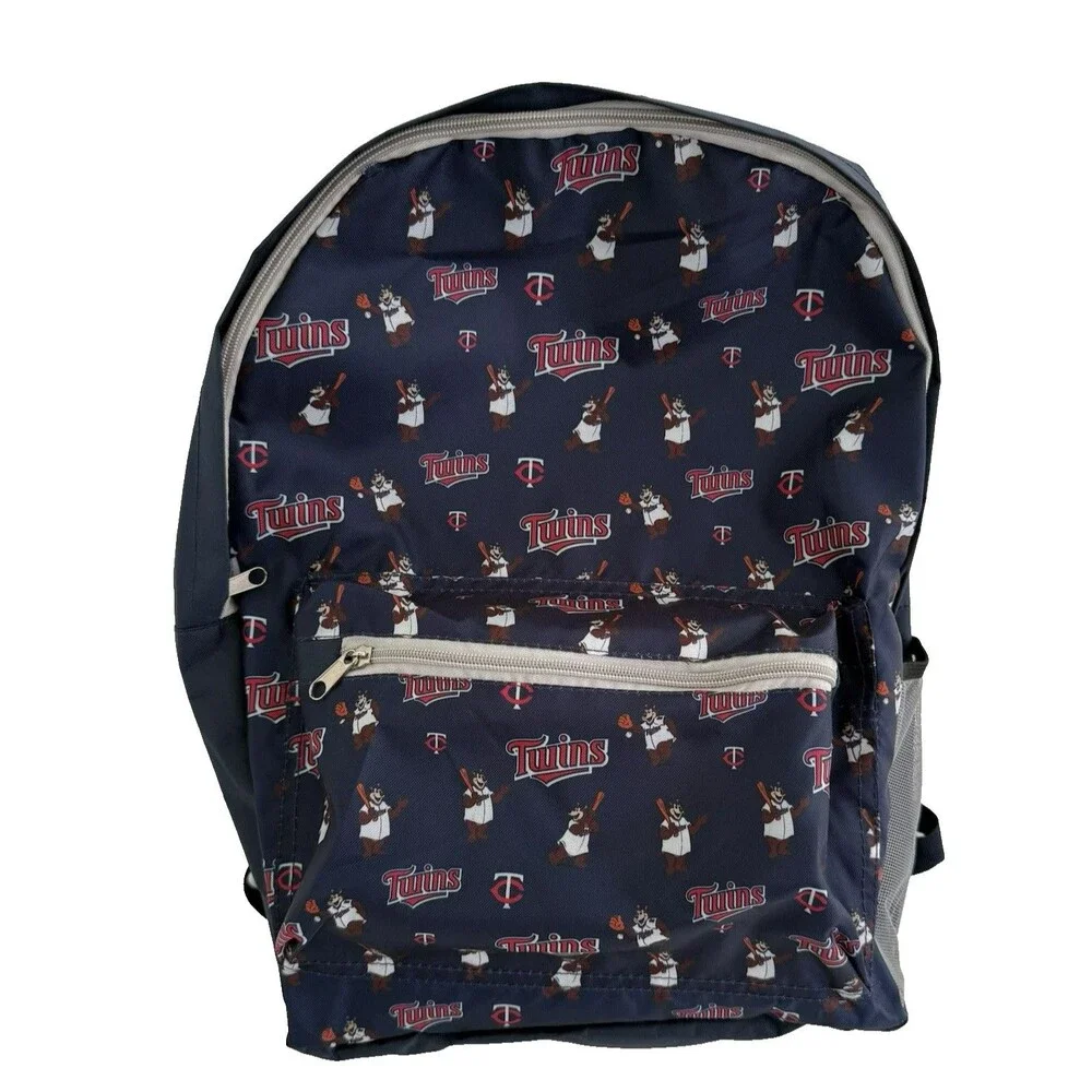 Minnesota Twins Baseball School Backpack Stadium Lightweight Packable Backpack